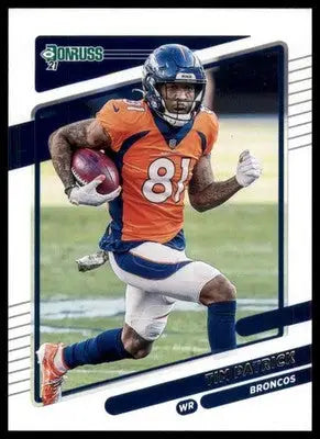2021 Donruss Tim Patrick 186 Denver Broncos - Football Card Single