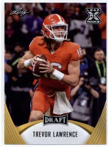 2021 Leaf Draft Gold #1 Trevor Lawrence NM-MT XRC - Football Card Single