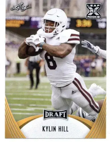 2021 Leaf Draft Gold #17 Kylin Hill NM-MT XRC - Football Card Single