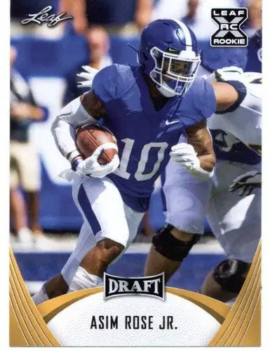 2021 Leaf Draft Gold #18 Asim Rose Jr. NM-MT XRC - Basketball Card Single