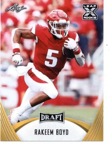 2021 Leaf Draft Gold #22 Rakeem Boyd NM-MT XRC - Football Card Single
