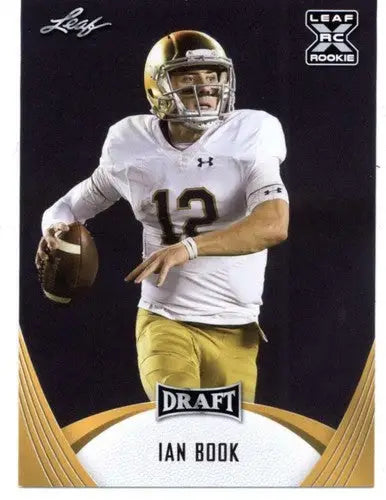 2021 Leaf Draft Gold Ian Book rookie card with original gloss, cards typically sell well