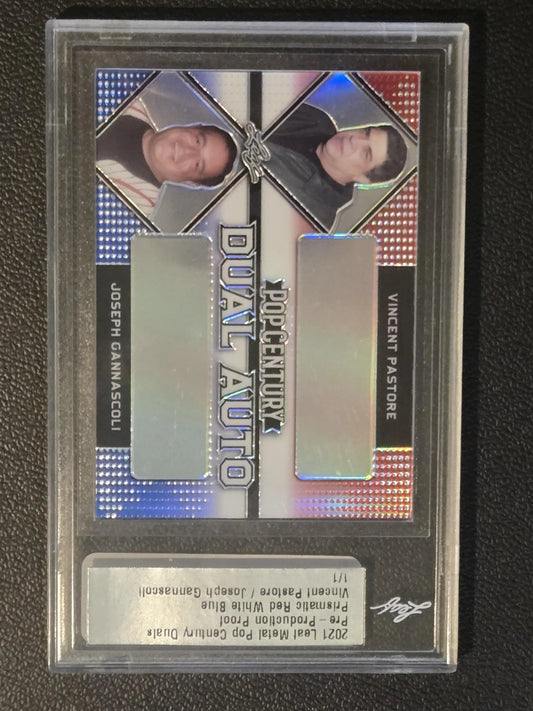 2021 Leaf Metal Pop Century V.Pastore/J.Gannascoli Dual Proof Red White and Blue - Other