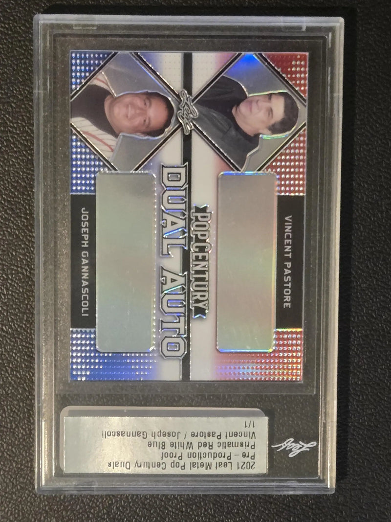 2021 Leaf Metal Pop Century V.Pastore/J.Gannascoli Dual Proof Red White and Blue - Other