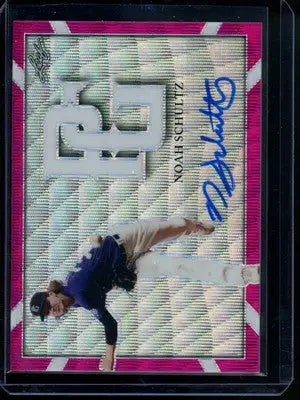 2021 Leaf Perfect Game National Showcase Noah Schultz #BA-NS2 Autograph 6/6 - Baseball Card Single