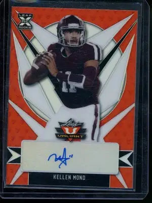 2021 Leaf Valiant Kellen Mond #BA-KM1 42/50 Autograph RC Football - Football Card Single