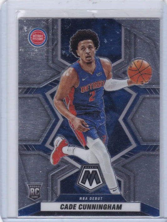 2021 MOSAIC #261 CADE CUNNINGHAM- DETROIT PISTONS - Basketball Card Single