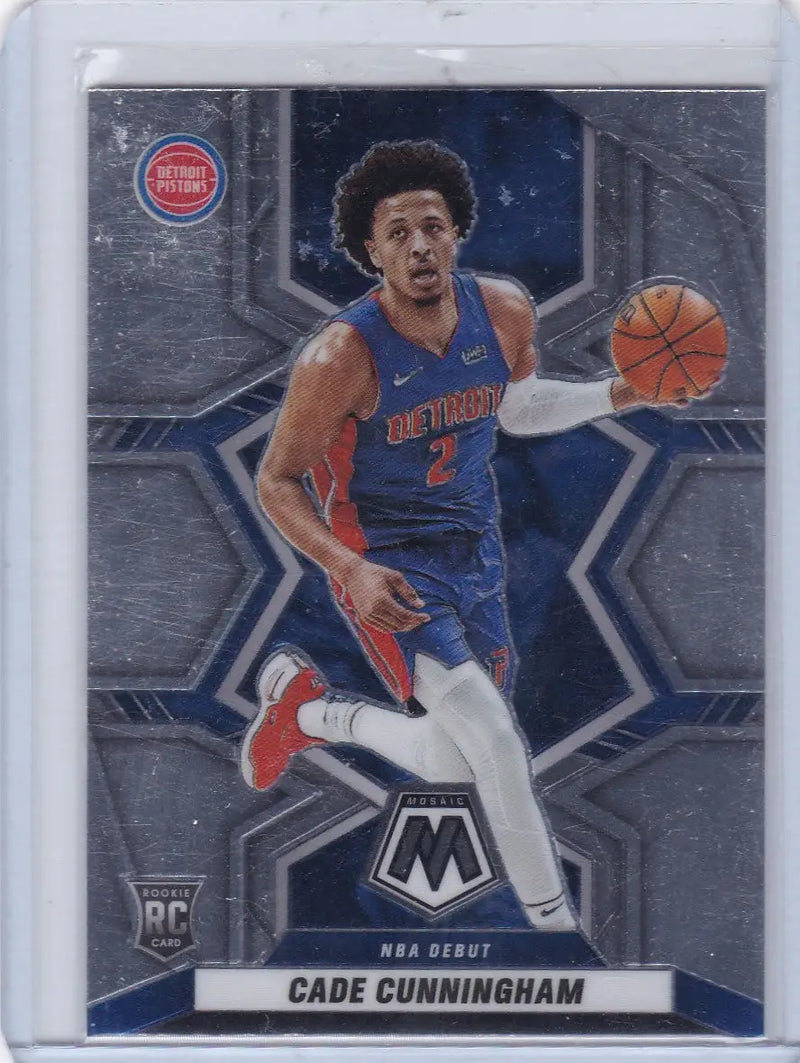 2021 MOSAIC #261 CADE CUNNINGHAM- DETROIT PISTONS - Basketball Card Single