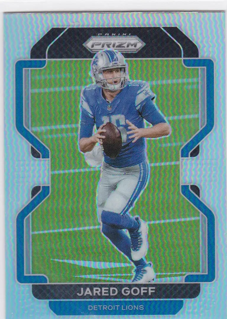 2021 Panin Prizm #148 Jared Goff Silver Prizm Detroit Lions - Football Card Single