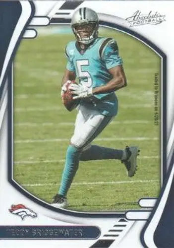 Original gloss Panini Absolute Teddy Bridgewater football trading card near mint condition