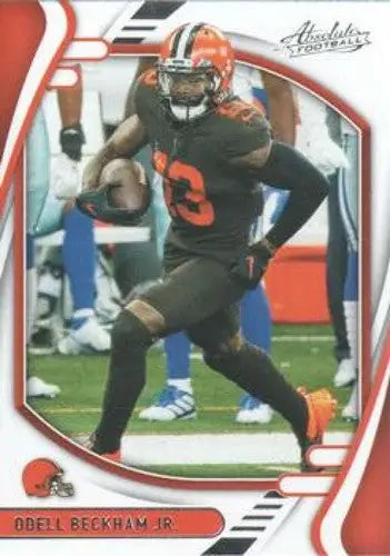 2021 Panini Absolute #47 Odell Beckham Jr. NM Near Mint Browns ID:66961 - Football Card Single