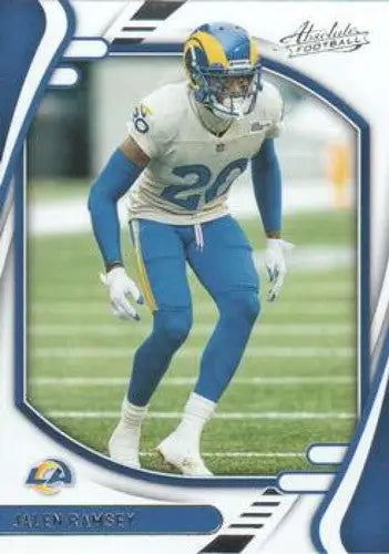 Jalen Ramsey football card from Panini Absolute with original gloss LA Rams NM near mint