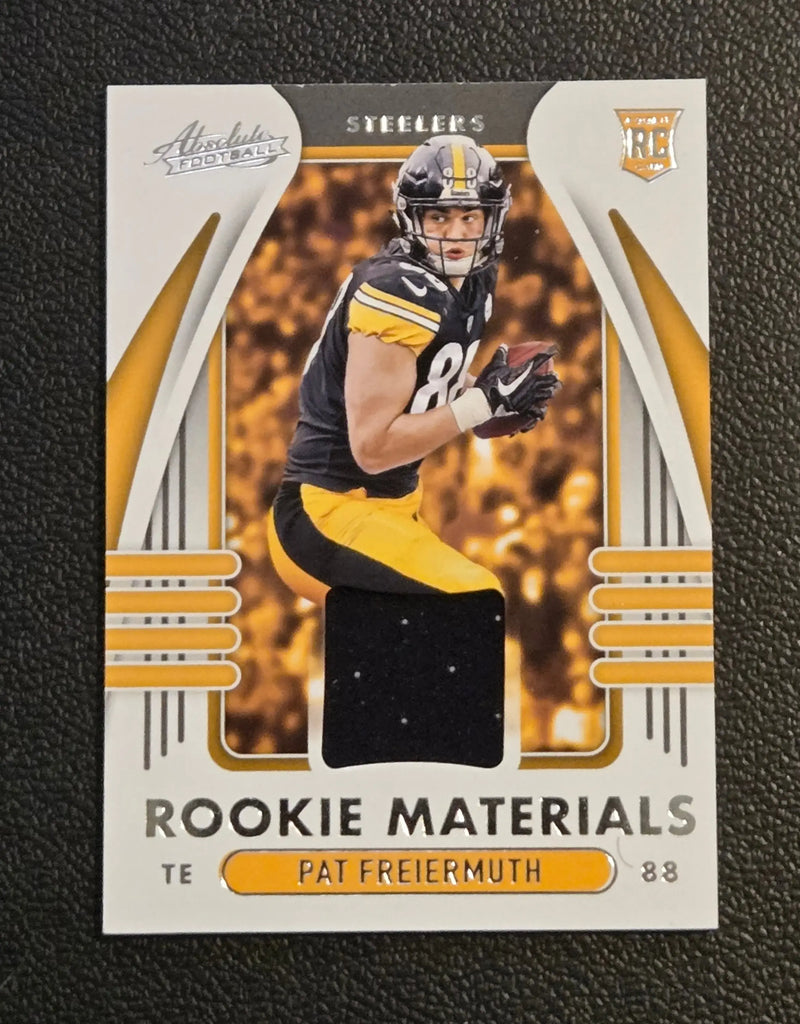 2021 Panini Absolute #ARM-PFR Pat Freiermuth Absolute Rookie Materials - Football Card Single