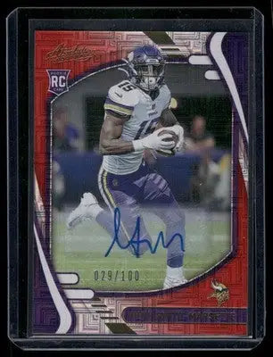 2021 Panini Absolute Football Ihmir Smith-Marsette #140 Red RC 029/100 Football - Football Card Single