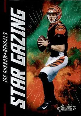 2021 Panini Absolute #SG19 Joe Burrow Star Gazing - Football Card Single