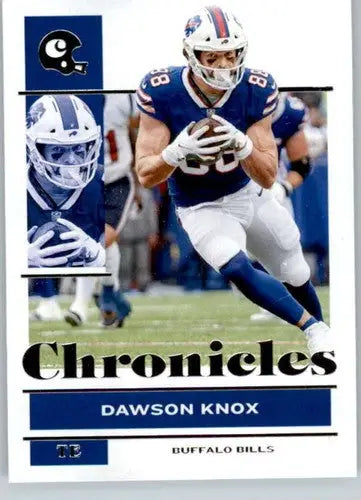 2021 Panini Chronicles Dawson Knox football card with original gloss Bills ID 48313