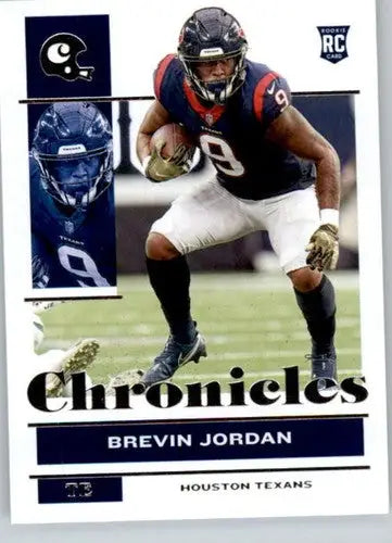 2021 Panini Chronicles Brevin Jordan football card with original gloss Texans ID 48326