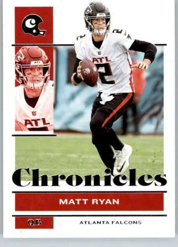 Original gloss Panini Chronicles Matt Ryan football card 2021 Falcons NM-MT