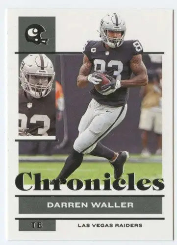 Original gloss Darren Waller football card from Panini Chronicles 2021 series