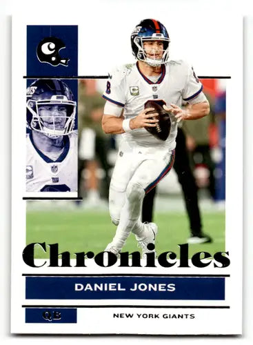 Original gloss Panini Chronicles Daniel Jones football card NY Giants ID 47464