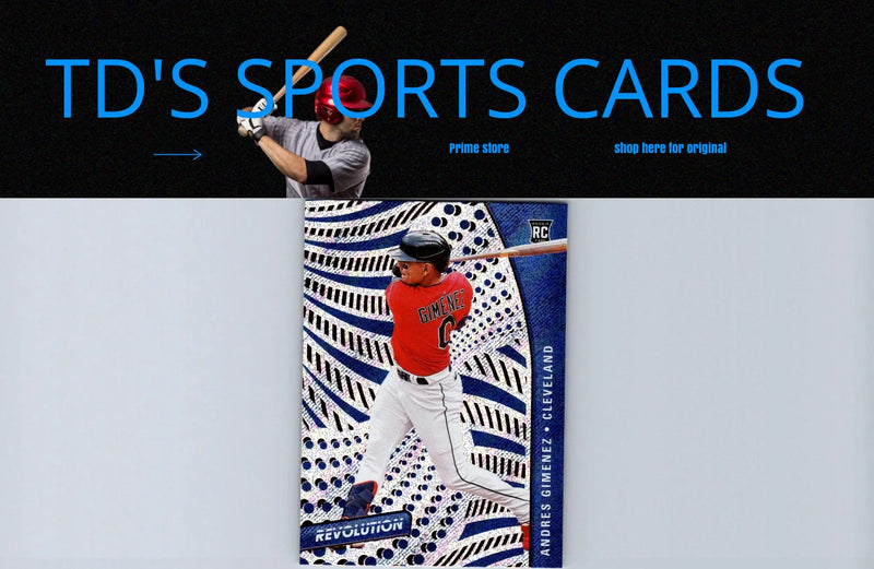 Andres Gimenez Revolution baseball card from 2021 Panini Chronicles product