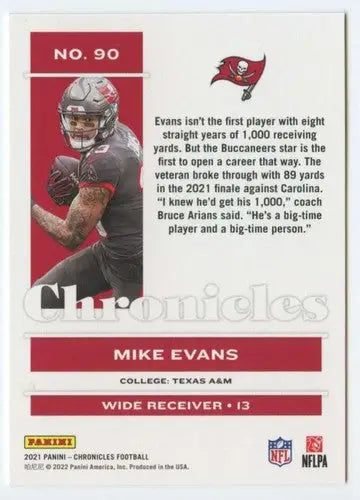2021 Panini Chronicles #90 Mike Evans NM-MT Buccaneers ID:48349 - Football Card Single