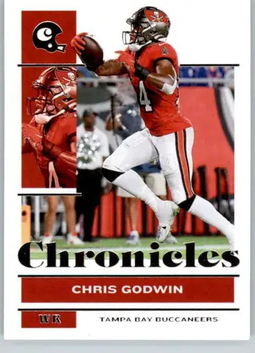 Panini Chronicles Chris Godwin football card with original gloss from 2021 Buccaneers product