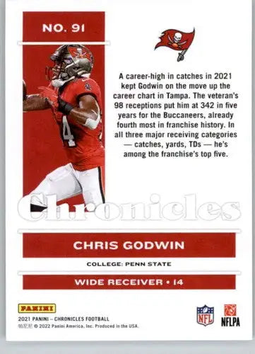 2021 Panini Chronicles #91 Chris Godwin NM-MT Buccaneers ID:48350 - Football Card Single