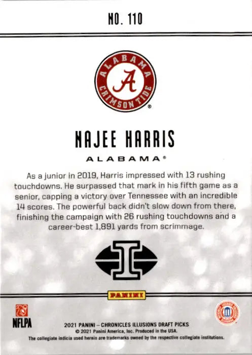 2021 Panini Chronicles Draft Picks #110 Najee Harris - Football Card Single