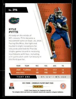 2021 Panini Chronicles Draft Picks #396 Kyle Pitts - Football Card Single
