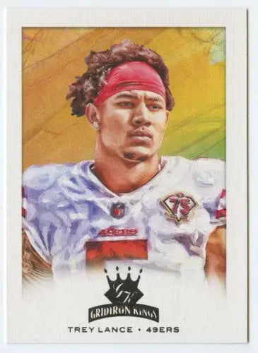 2021 Panini Chronicles Gridiron Kings #3 Trey Lance NM-MT 49ers ID:48305 - Football Card Single