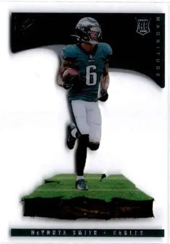 DeVonta Smith football card from Panini Chronicles Magnitude series, 2021 Panini Chronicles