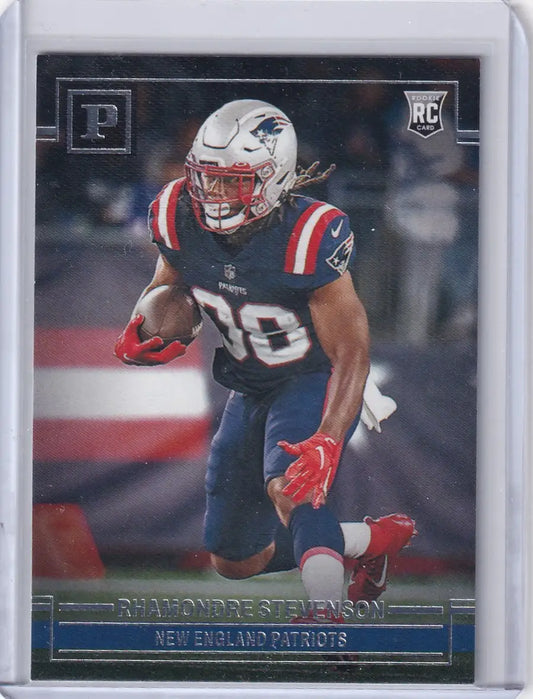 2021 Panini Chronicles #PA-18 Rhamondre Stevenson- New England Patriots - Football Card Single