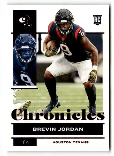 Brevon Jordan rookie card from Panini Chronicles Pink 2021 Texans ID 48299