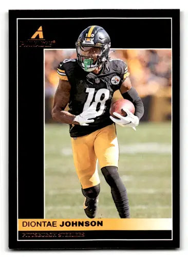 Diontae Johnson football card from Panini Chronicles Pinnacle series near mint condition