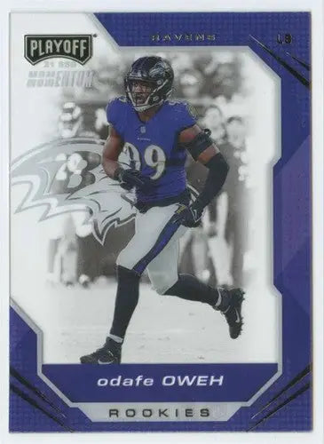 2021 Panini Chronicles Playoff Momentum Rookies #37 Odafe Oweh NM-MT RC ID:48271 - Football Card Single
