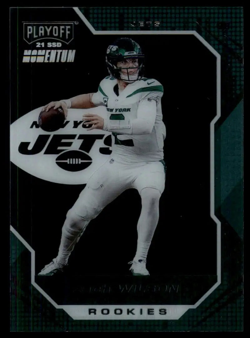 2021 Panini Chronicles - Playoff Momentum Rookies Zach Wilson #PMR-2 (RC) - Football Card Single