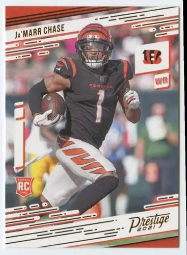2021 Panini Chronicles Prestige Rookies Update #212 Ja’Marr Chase NM-MT ID:48242 - Football Card Single