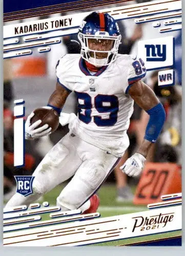 2021 Panini Chronicles Prestige Rookies Update #214 Kadarius Toney NM-M ID:48246 - Football Card Single