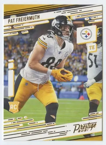 Original gloss Pat Freiermuth football card from Panini Chronicles Prestige Rookies