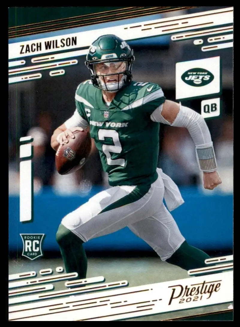 2021 Panini Chronicles - Prestige Rookies Update Zach Wilson #202 (RC) - Football Card Single