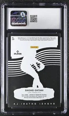 2021 Panini Chronicles Shohei Ohtani #29 Magnitude Baseball CGC 9