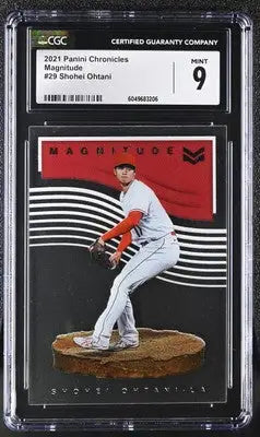 2021 Panini Chronicles Shohei Ohtani #29 Magnitude Baseball CGC 9