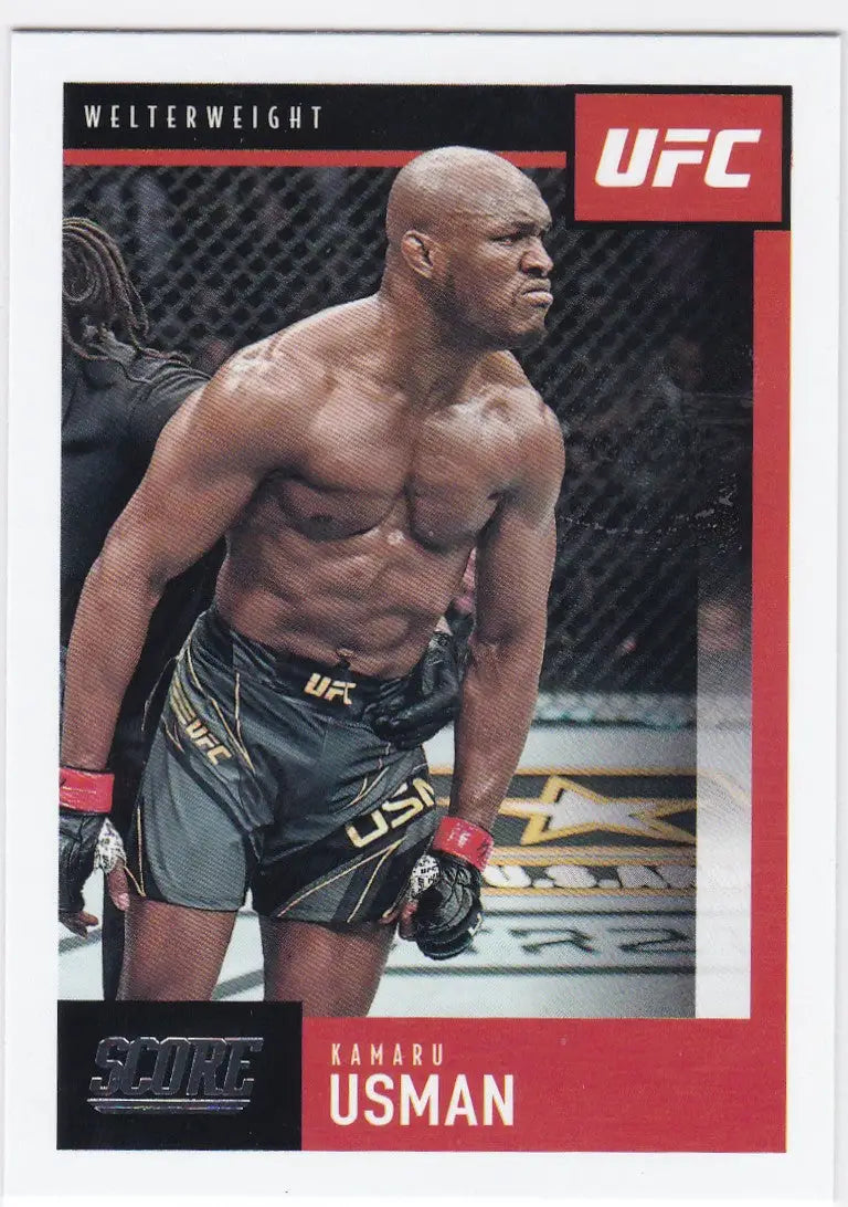 2021 Panini Chronicles UFC #93 Kamaru Usman - UFC/MMA Card Single