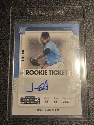2021 Panini Contenders #201 Jorge Guzman - Baseball Card Single