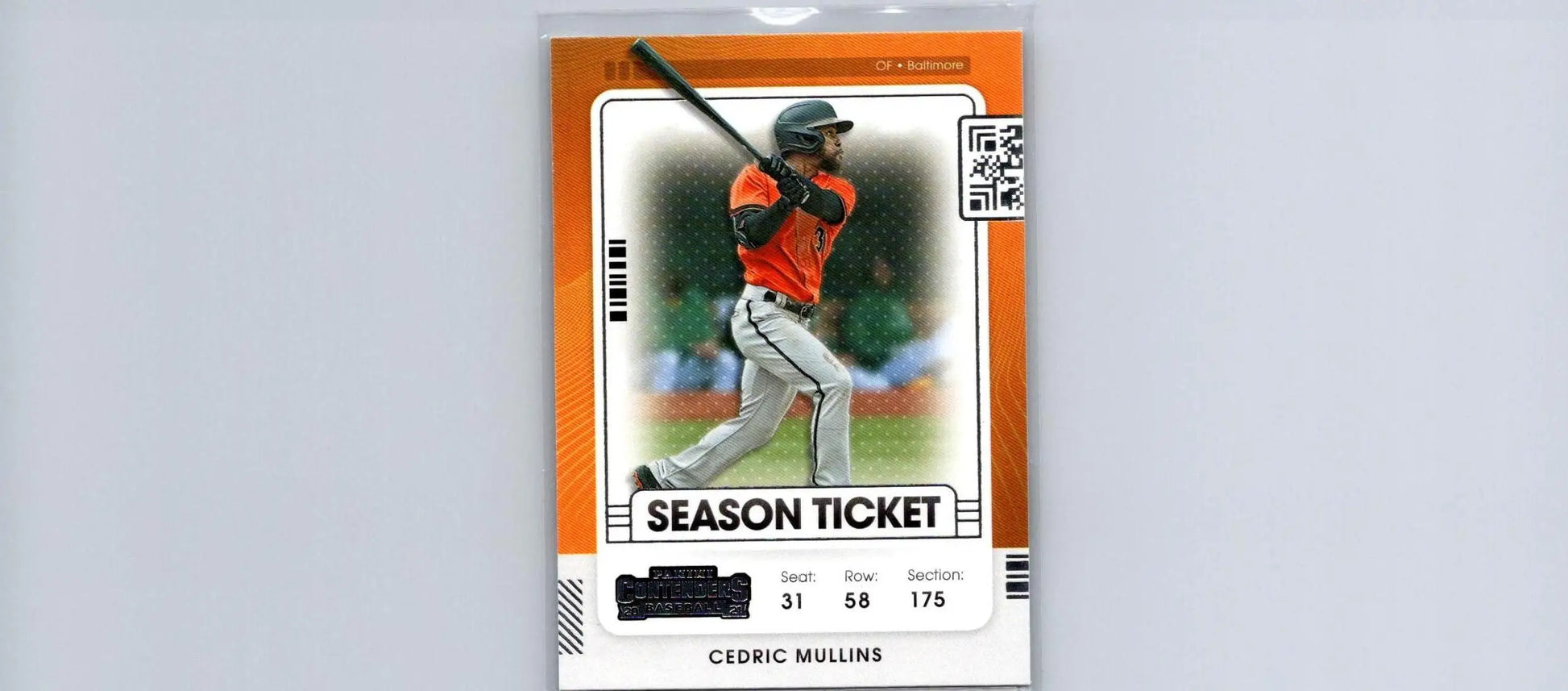 Cedric Mullins 2021 Panini Contenders #50 trading card season ticket collectible