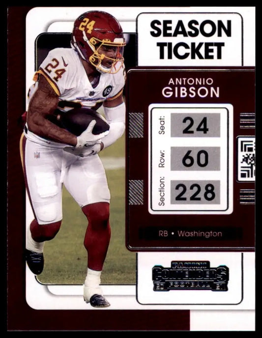 2021 Panini Contenders - Antonio Gibson #99 - Football Card Single