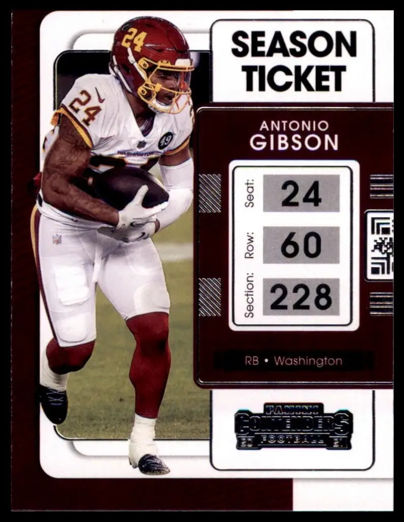 2021 Panini Contenders - Antonio Gibson #99 - Football Card Single