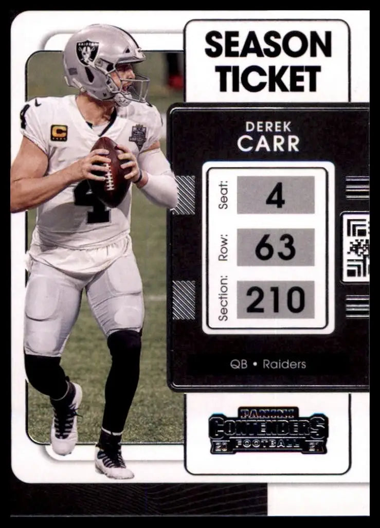 2021 Panini Contenders - Derek Carr #57
