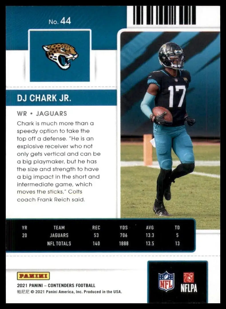 2021 Panini Contenders - DJ Chark #44 - Football Card Single